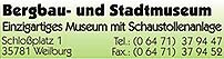 Bergbau- und Stadtmuseum, Schlo�platz, Weilburg